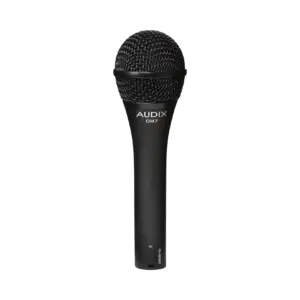 Micrófono vocal dinámico Audix OM7 vista frontal