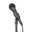 Micrófono vocal dinámico Audix F50 montado en soporte