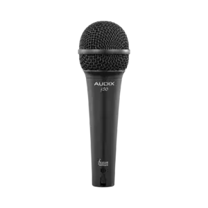 Micrófono vocal dinámico Audix F50 vista frontal