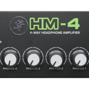 Amplificador de audífonos Mackie HM-4 vista frontal