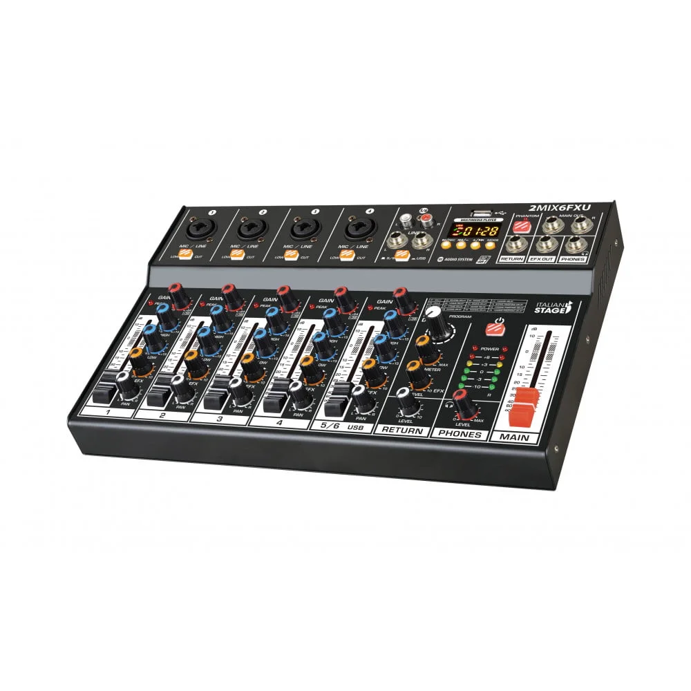 PROEL IS 2MIX6FX CONSOLA DE 6 CANALES - Imagen 2