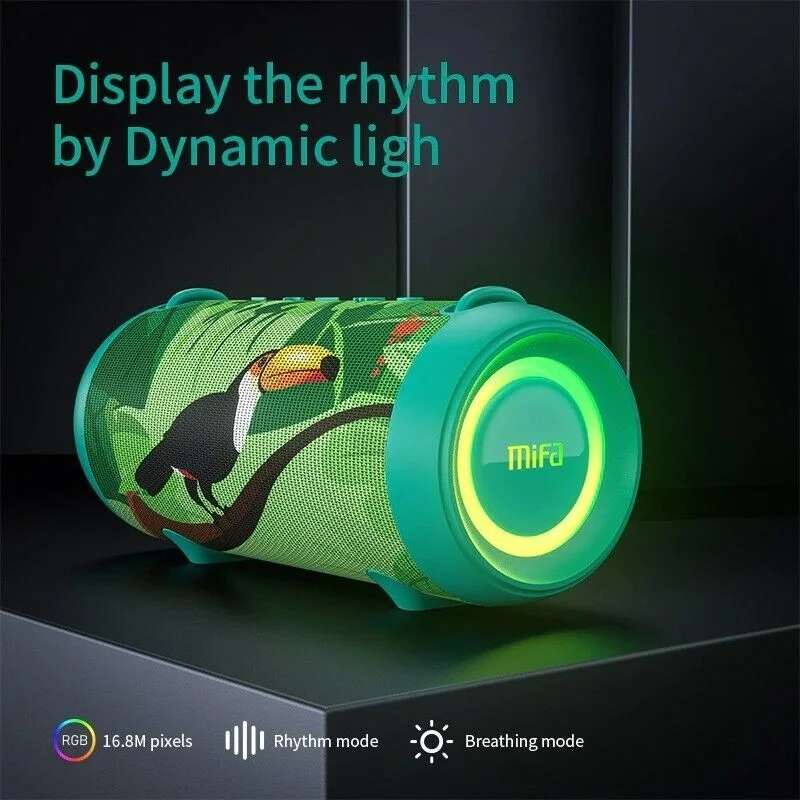 MIFA A90 PARLANTE BLUETOOTH PORTATIL VERDE - Imagen 2