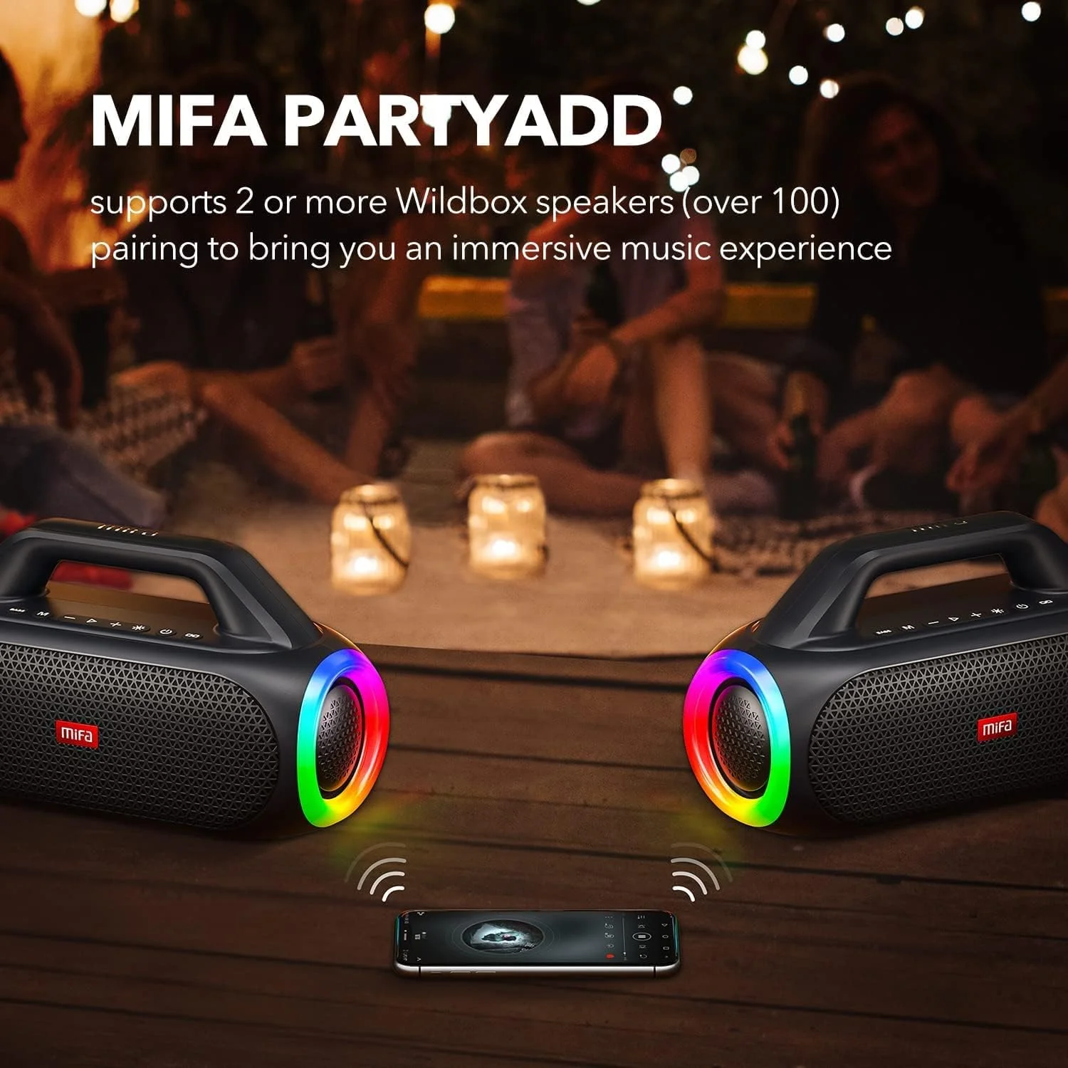 MIFA WILDBOX PARLANTE BLUETOOTH PORTATIL - Imagen 2