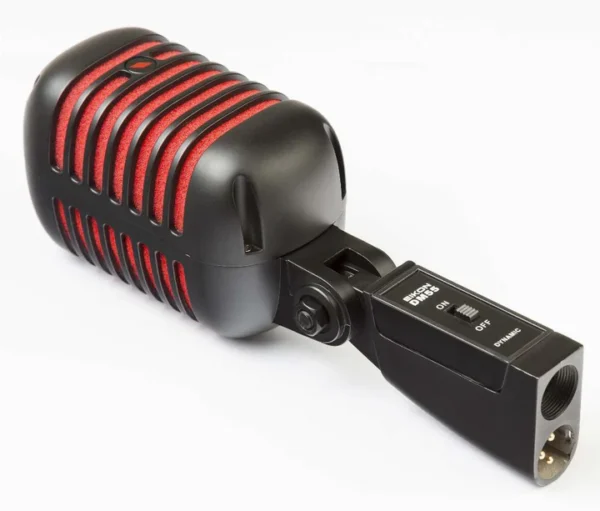 MICROFONO PROEL DM55V2RDBK VINTAGE DINAMICO MICRO V2 SATIN BK RED SPON - Imagen 4