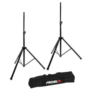 PEDESTAL DE PARLANTE PROEL FRE180BKITV2 KIT CON BOLSA DE TRANSPORTE