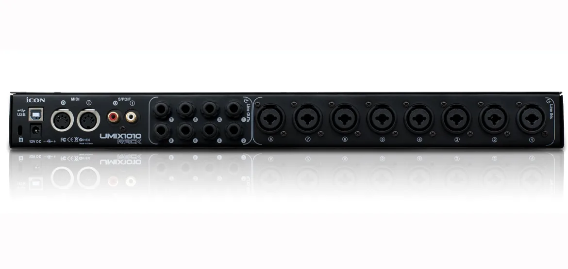 INTERFACE DE AUDIO ICON UMIX 1010 RACK 32CI