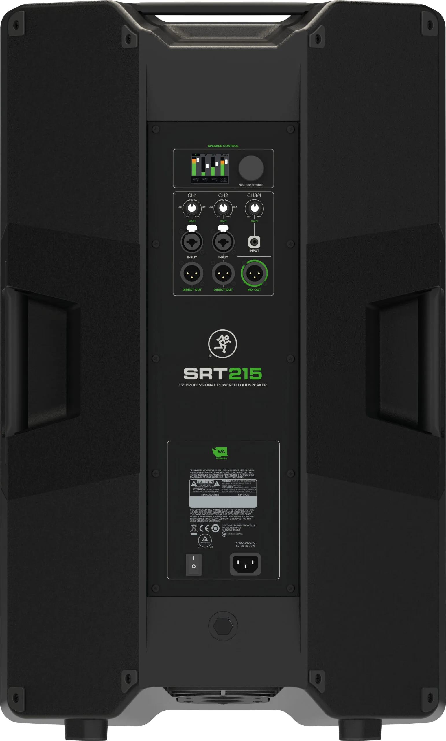 PARLANTE AMPLIFICADO MACKIE SRT215 US - Imagen 4