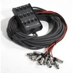 Medusa de Audio 8 Canales 4 Retornos 25m Proel EBN804 25 MTS (08X4)