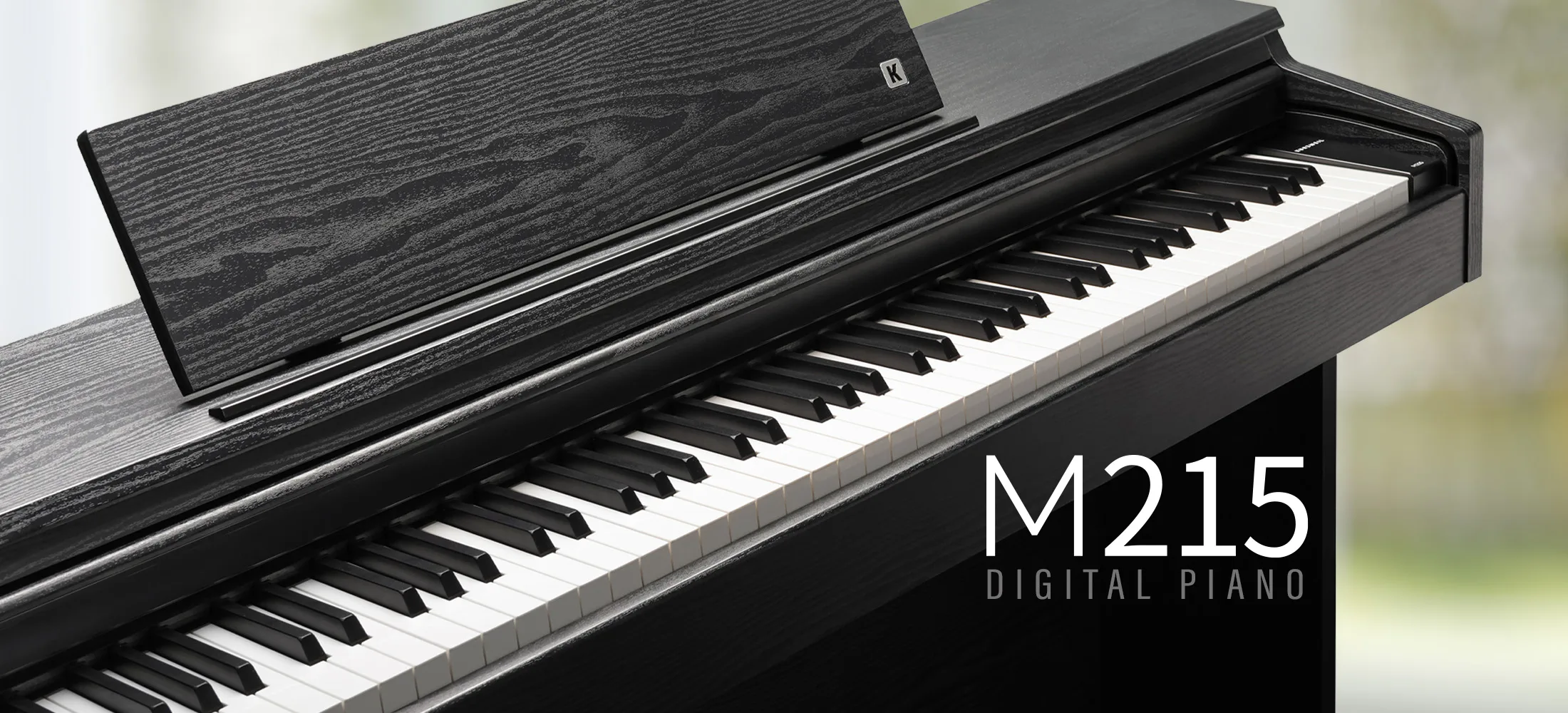 PIANO DIGITAL CON MUEBLE 88 TECLAS CONTRAPESADAS KURZWEIL M215 S COLOR SATIN - Imagen 2