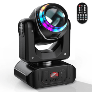 CABEZA MÓVIL LED AURA LIGHTING AL-OC-M1 MINI SPOT 120W CON ARO DE LUZ