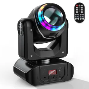 CABEZA MÓVIL LED AURA LIGHTING AL-OC-M1 MINI SPOT 120W CON ARO DE LUZ
