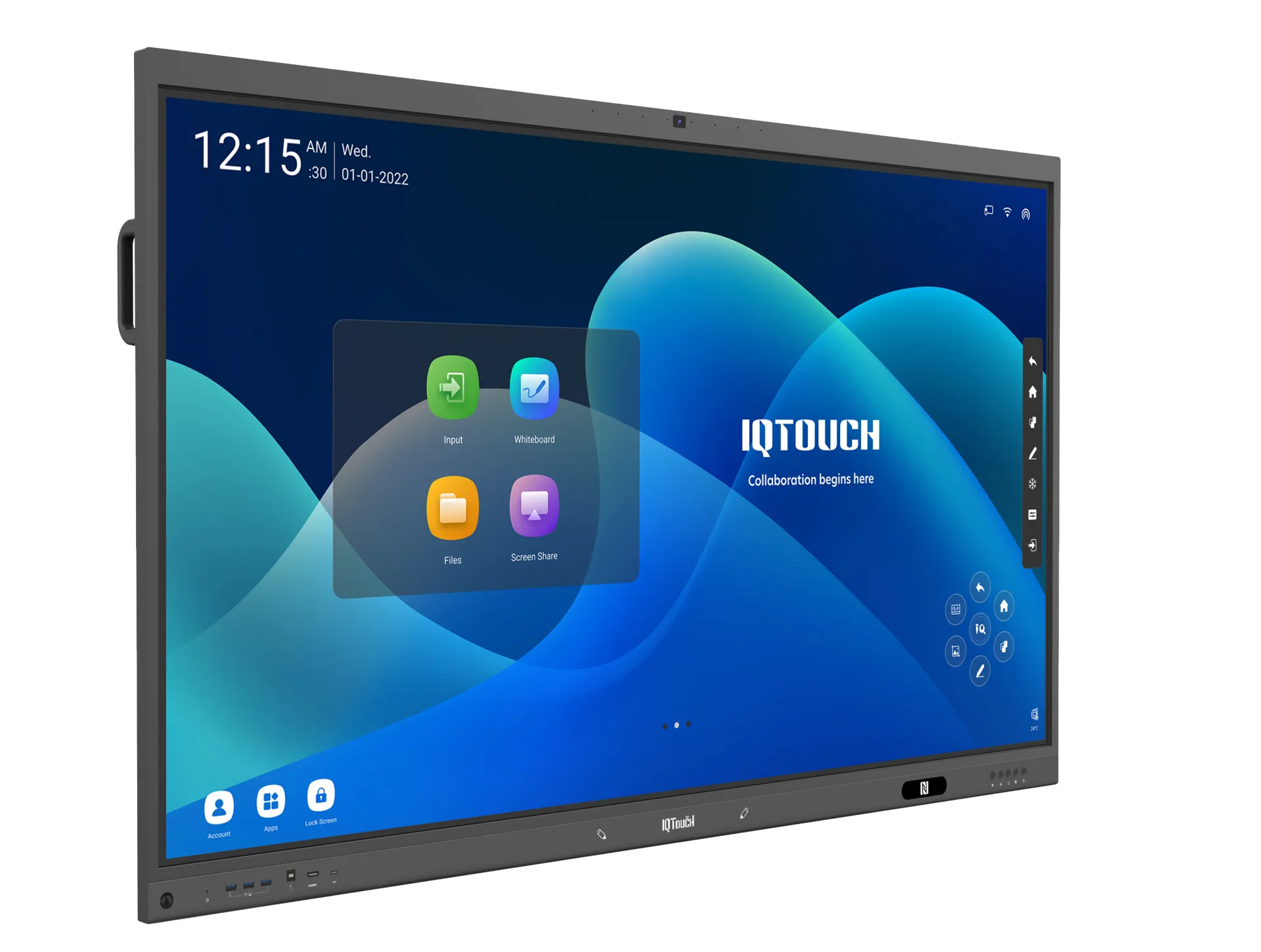 PANTALLA INTERACTIVA TÁCTIL IQTOUCH 75″ QA1300 LE075MD SIN OPS - Imagen 4