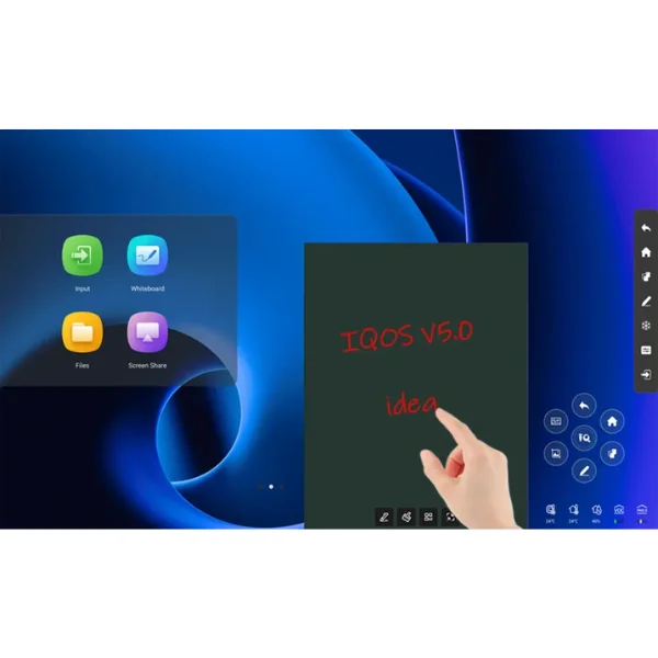 PANTALLA INTERACTIVA TÁCTIL IQTOUCH QA1300 75″ 4K LE075MD CON OPS - Imagen 4