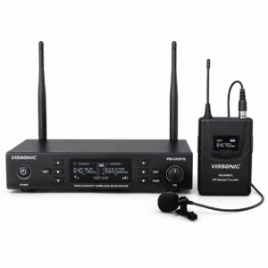MICRÓFONO  INALÁMBRICO PROFESIONAL DE SOLAPA  VISSONIC VIS-UH901L