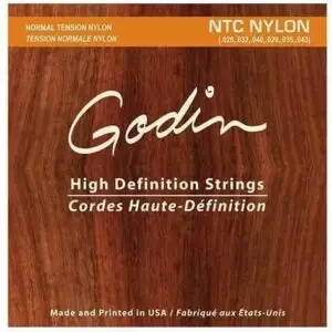 Cuerdas GODIN Nylon Normal Tension 9350 para guitarra.