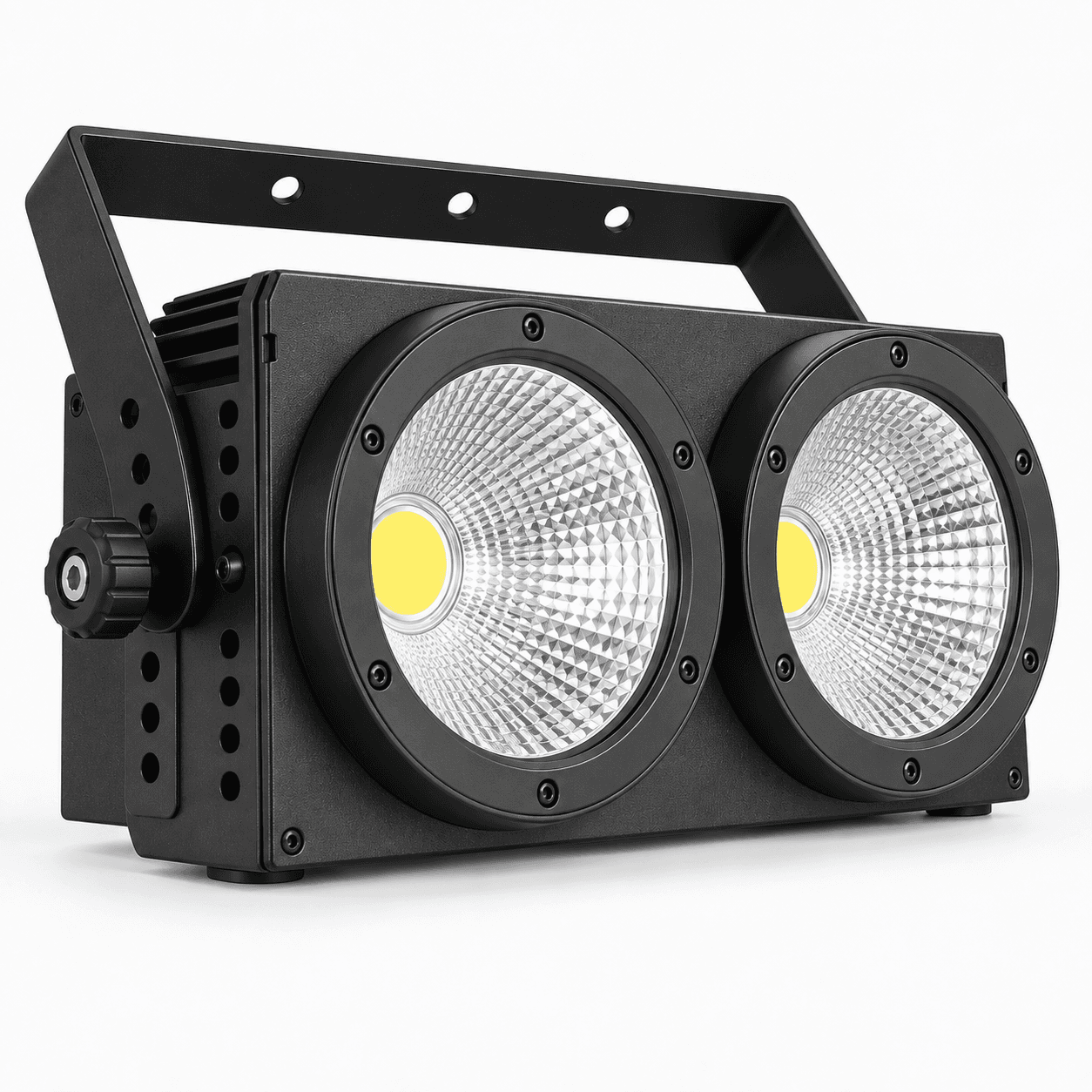 Luz Blinder LED de dos módulos vista frontal derecha