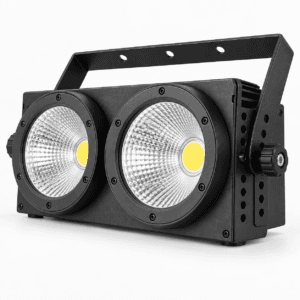 Luz Blinder LED profesional de doble módulo vista frontal izquierda