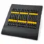 Aura Lighting Fader Wing vista diagonal con 15 faders