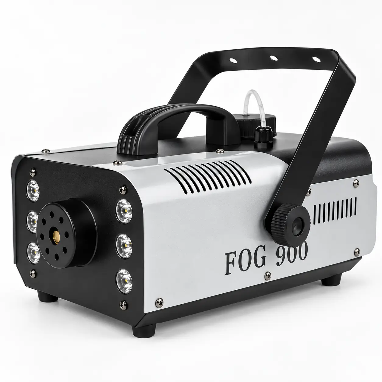 Máquina de humo AL-110 ideal para eventos, escenarios y ambientación profesional. Máquina de humo AL-110 con luces LED integradas