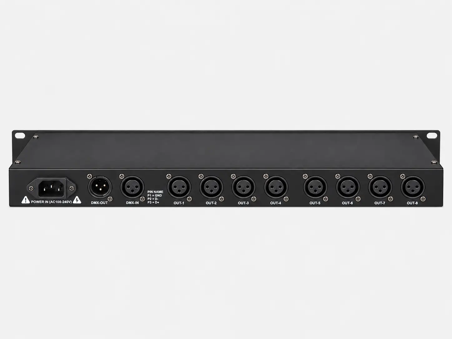 AURA LIGHTING AL-119 amplificador de señal DMX512 con 8 salidas amplificadas