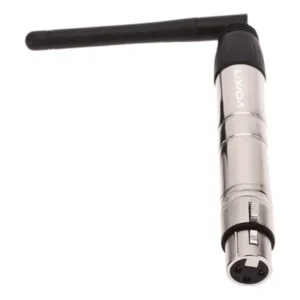 Receptor inalámbrico AURA LIGHTING AL-118 con antena y conector XLR