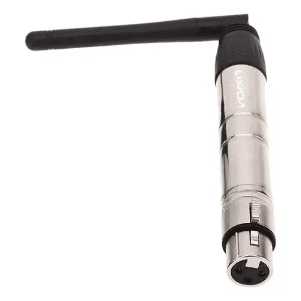 Receptor inalámbrico AURA LIGHTING AL-118 con antena y conector XLR