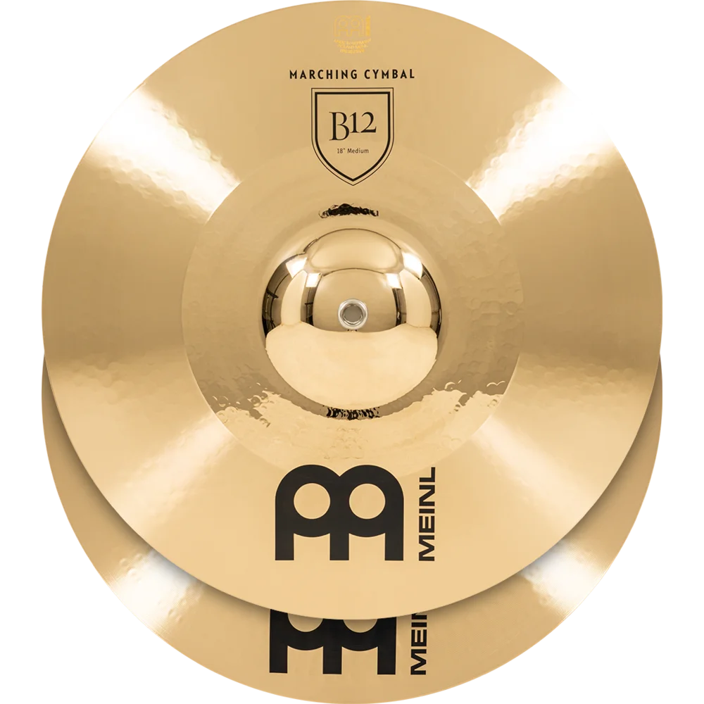 Par de platillos de marcha Meinl B12 18 pulgadas Medium
